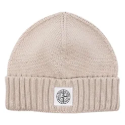 Geribbelde Duifgrijze Kinderen Beanie