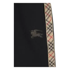 Geruite katoenen shorts met elastische tailleband