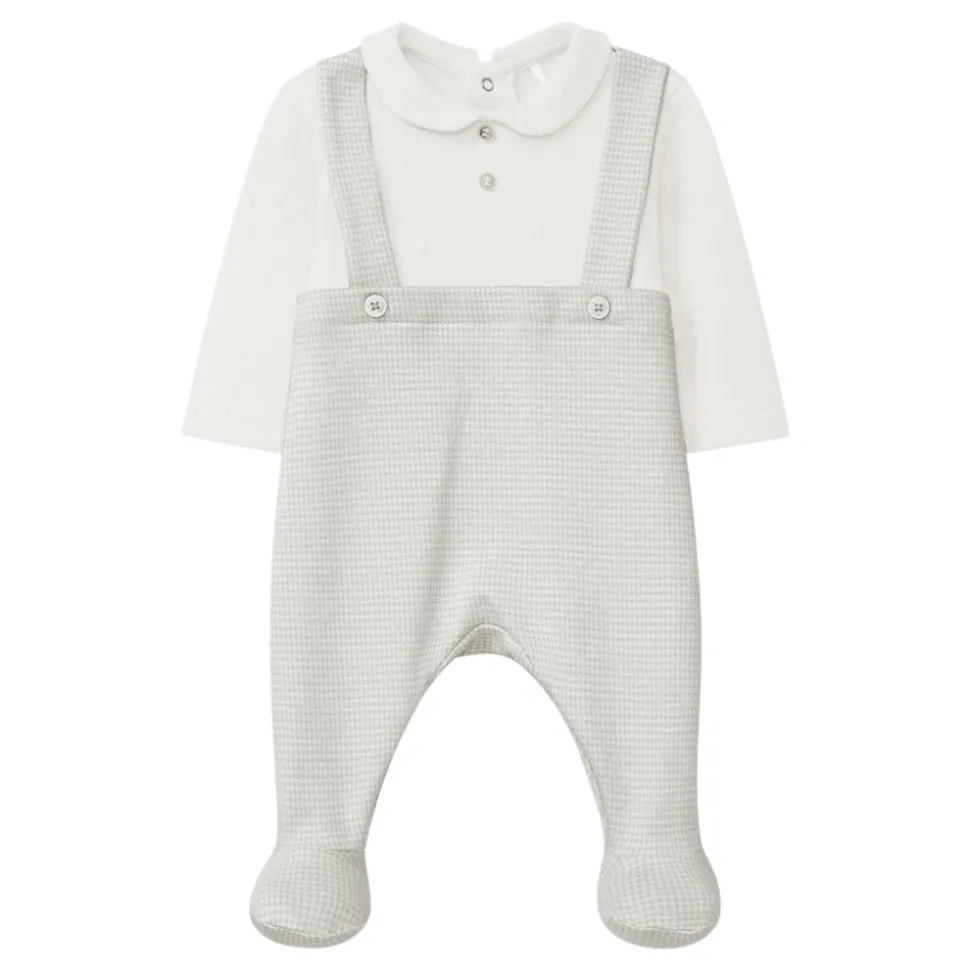 Geruite Playsuit met Bretels