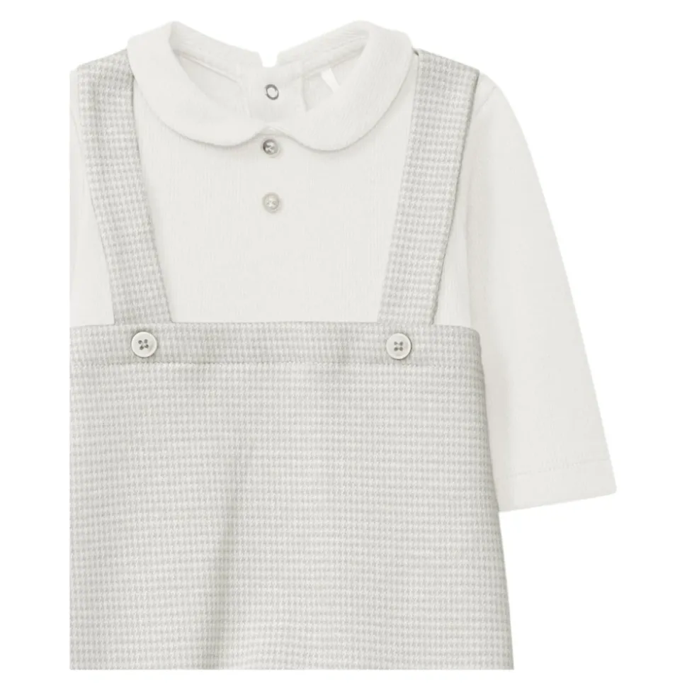 Geruite Playsuit met Bretels