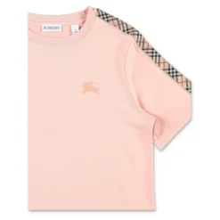 Geruite Trim Tee voor Kinderen