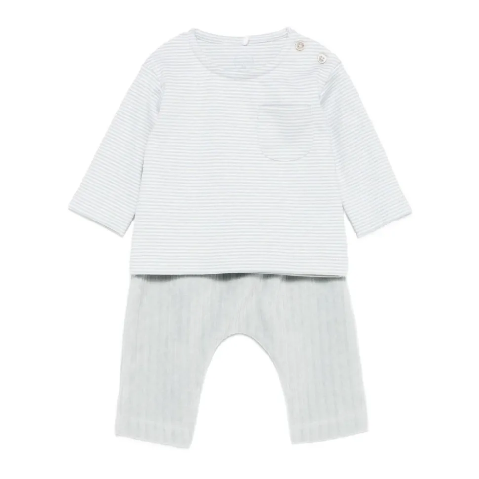 Gestreept Katoenen Set