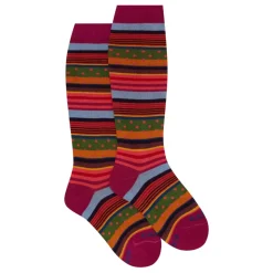 Gestreepte & gestippelde kindersokken