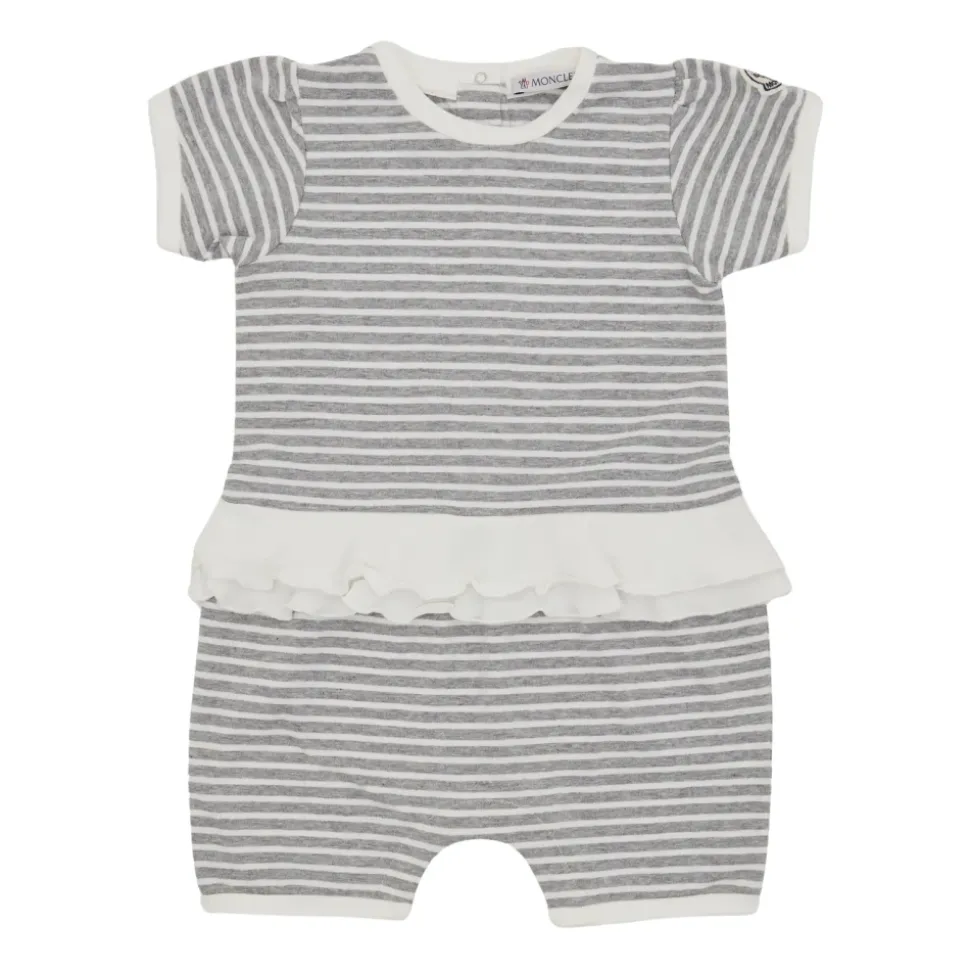 Gestreepte Klassieke Grijze Shorts