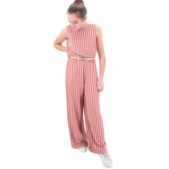 Gestreepte Lurex Jumpsuit