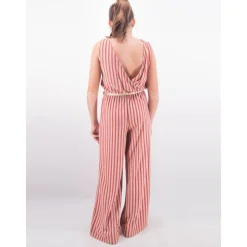 Gestreepte Lurex Jumpsuit