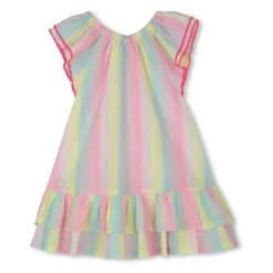 Gestreepte sportieve set met glanzende draden