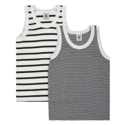 Gestreepte tanktops set in katoen