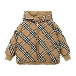 Gewatteerd jack met capuchon