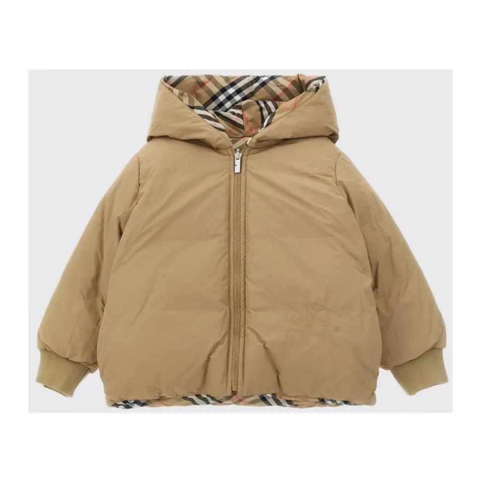 Gewatteerd jack met capuchon