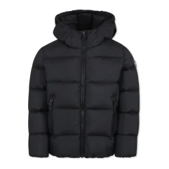 Gewatteerde donsjas met capuchon