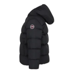 Gewatteerde donsjas met capuchon
