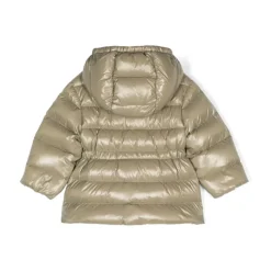 Gewatteerde hoodie met logopatch