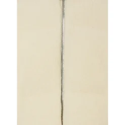 Gewatteerde Ivoor Shearling Donsjas