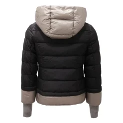 Gewatteerde jas met afneembare capuchon