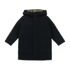Gewatteerde Jas met Capuchon