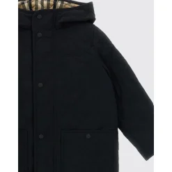 Gewatteerde Jas met Capuchon