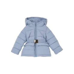Gewatteerde jas met capuchon