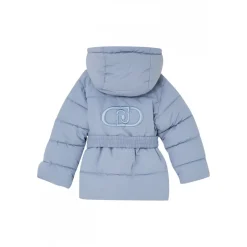 Gewatteerde jas met capuchon