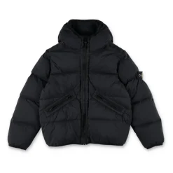 Gewatteerde jas met elastische boorden