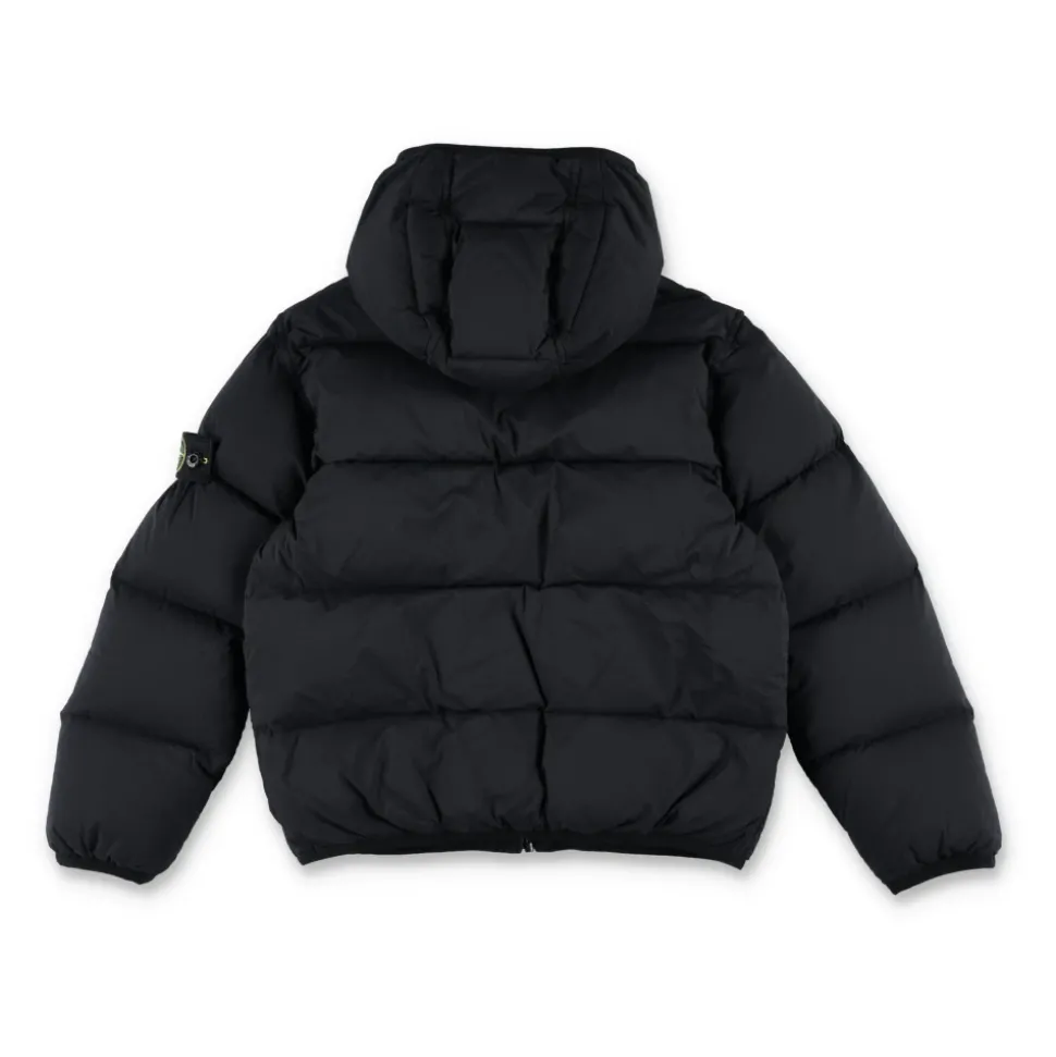 Gewatteerde jas met elastische boorden