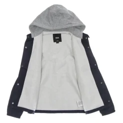 Gewatteerde jas met fleece voering