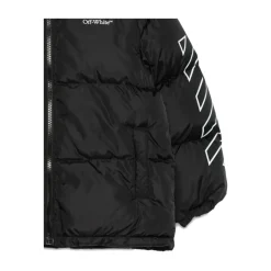 Gewatteerde Pijlprint Hoodie