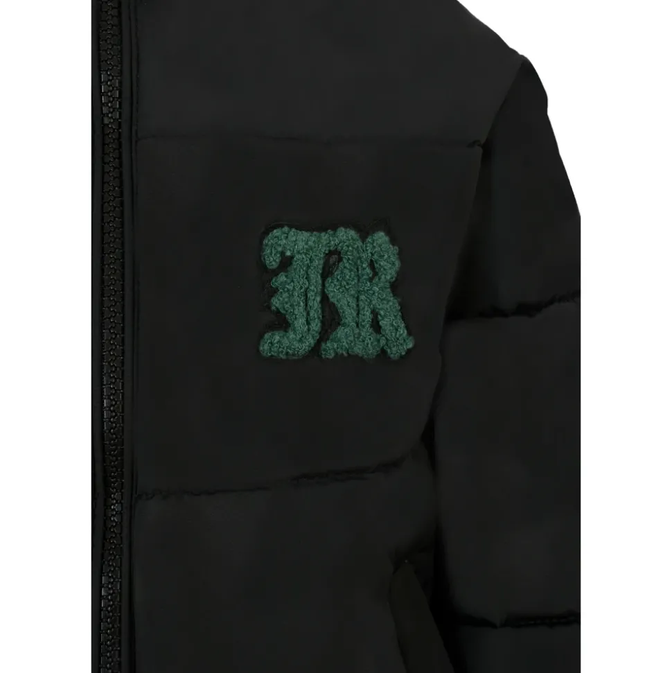 Gewatteerde Zwarte Donsjas