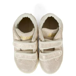 Glitter Beige Sneakers met Ster Logo