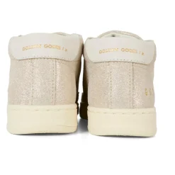 Glitter Beige Sneakers met Ster Logo