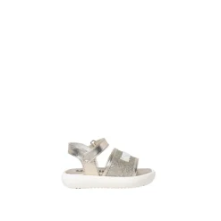 Glitter Sandalen met Logo Detail