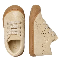 Glittered suede first step shoes LUBBY