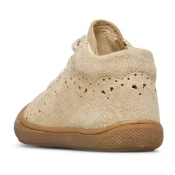 Glittered suede first step shoes LUBBY