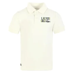 Golf Print Witte Polo Shirt