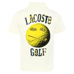 Golf Print Witte Polo Shirt