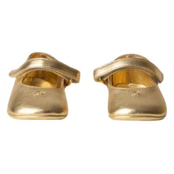 Gouden Ballerina Schoenen met Velcro Sluiting