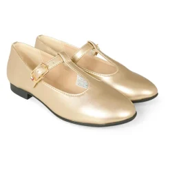 Gouden Patentleren Balletflats
