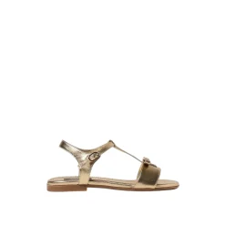 Gouden Sandalen met Strik