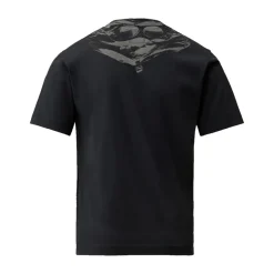 Grafisch Logo T-shirt met Goggle Hood