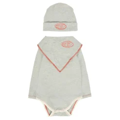 Grijs Katoenen Bodysuit Set