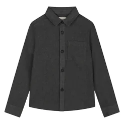 Grijs Shirt met Multicolor Borduursel