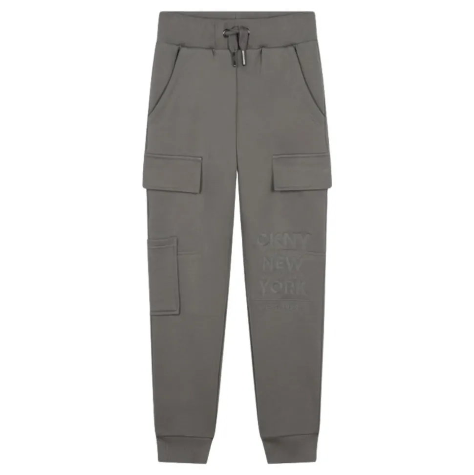 Grijze Cargo Stijl Kinderbroek