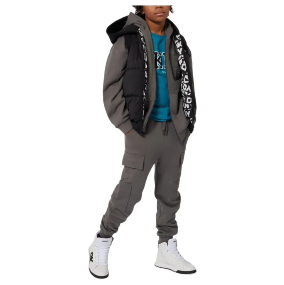 Grijze Cargo Stijl Kinderbroek