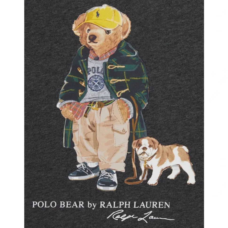 Grijze Crewneck Sweatshirt met Polo Bear Print