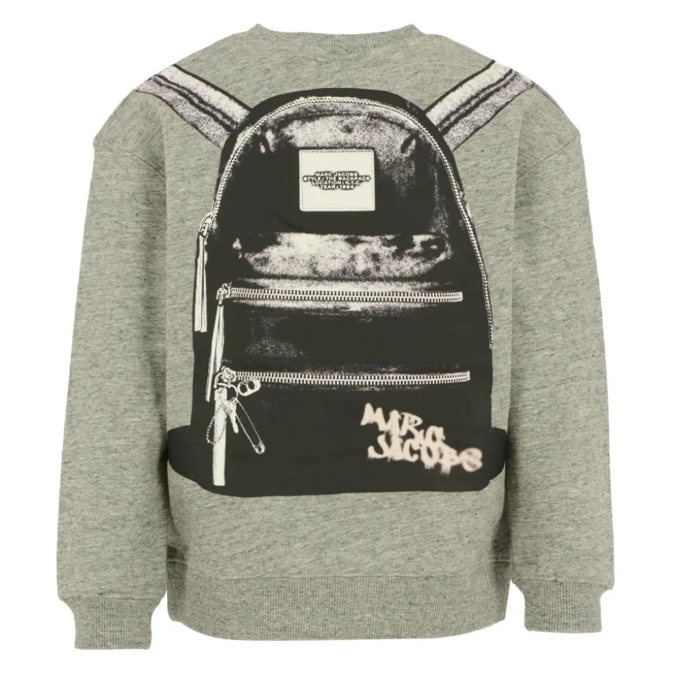 Grijze Katoenen Crew Neck Sweatshirt