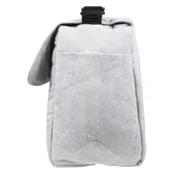 Grijze Katoenen Moedertas met Teddybeer