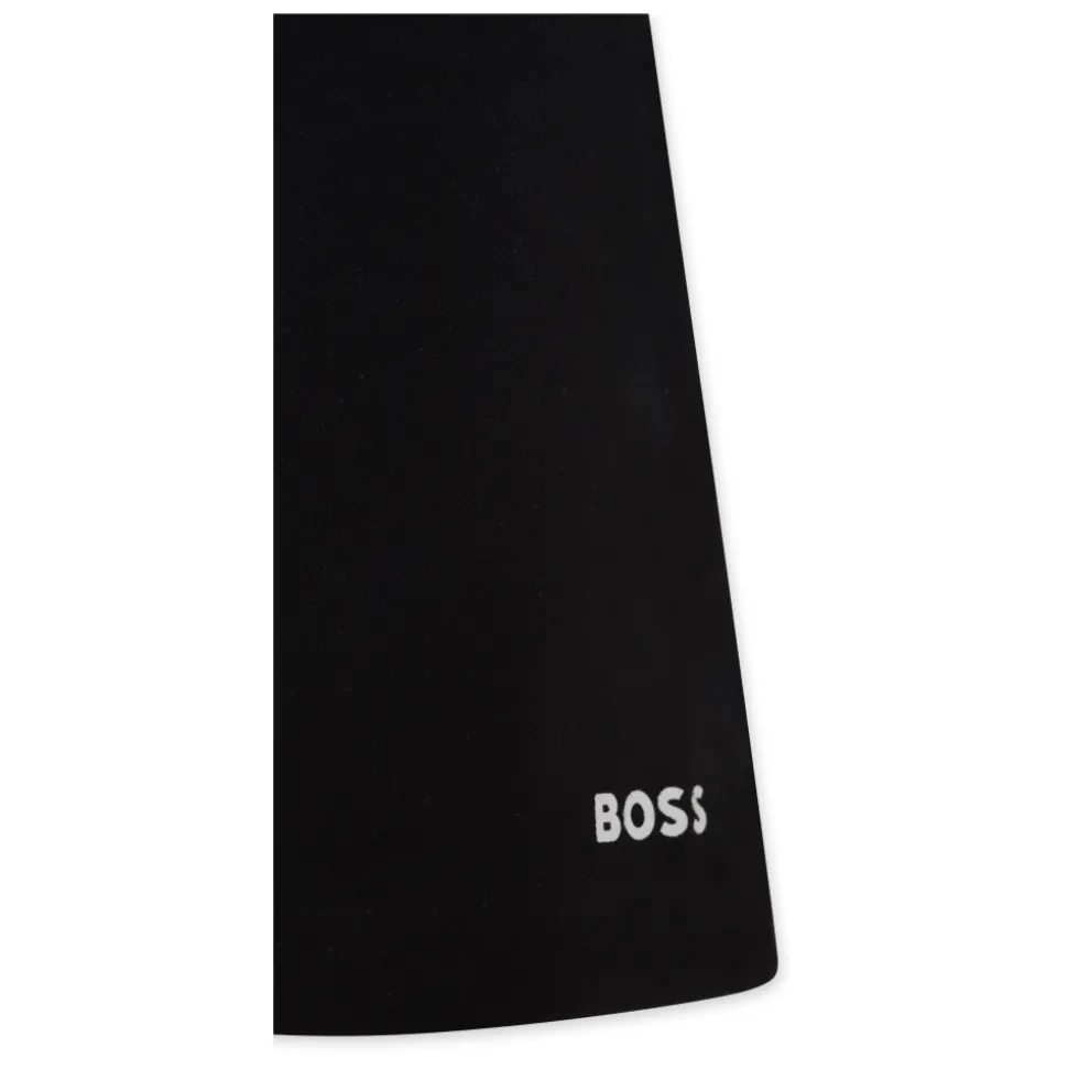 Grijze Katoenen Polo en Shorts Set