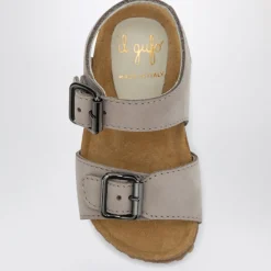 Grijze Lage Sandalen