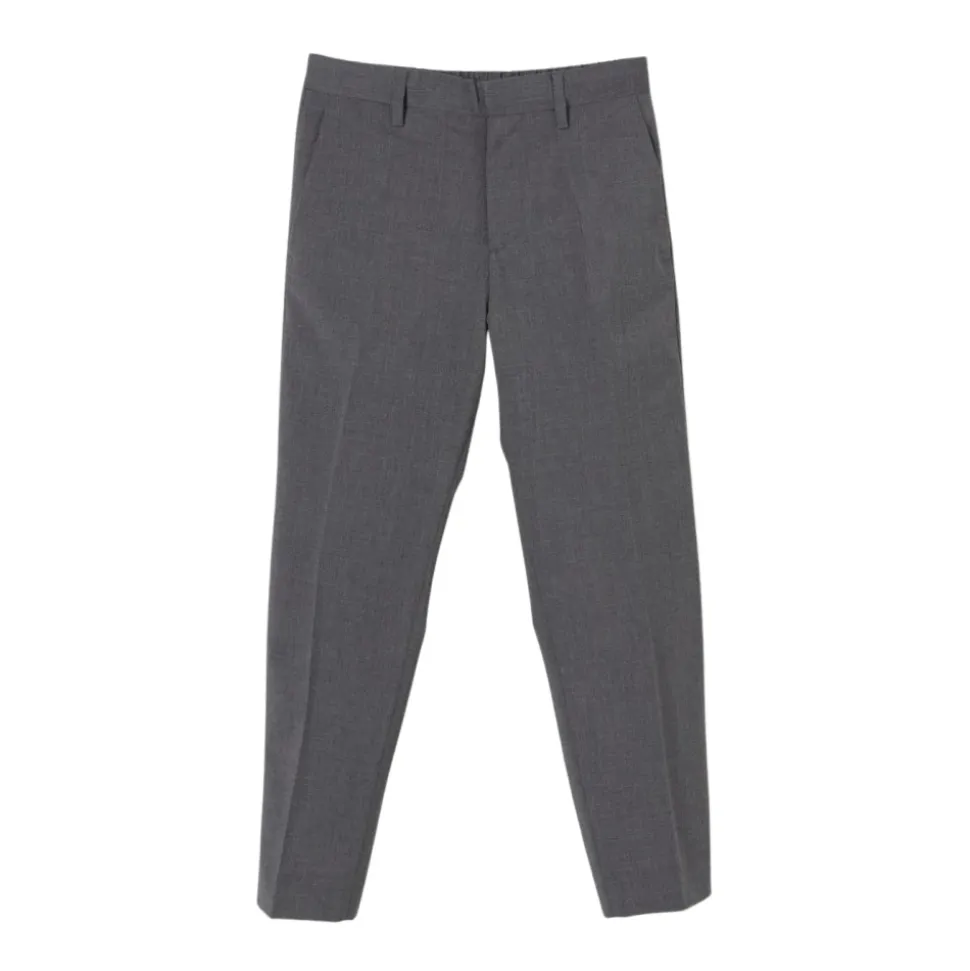 Grijze Straight Leg Kinderbroek