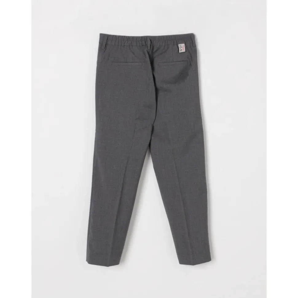 Grijze Straight Leg Kinderbroek